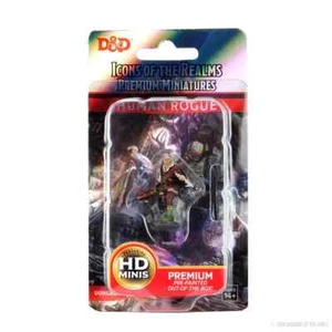 DUNGEONS & DRAGONS ICONS PREMIUM MINIATURES ~ HUMAN MALE ROGUE - Picture 1 of 2