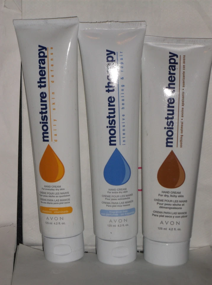 Avon-terapia hidratante creme para as mãos-loção-aveia-intensivo-luva de silicone-ACE-seco - Imagem 1 de 1