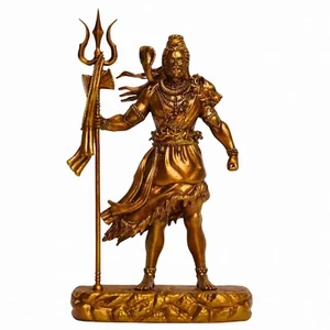 Resin Lord Shiva Statue for Home/Office/Car Dashboard ( Size -12 X 7 X 4 CM ) - Picture 1 of 3
