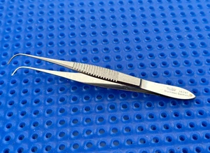 Miltex Surgical 18-1791 Iris Forceps, 1 X 2 Teeth, 4" - Picture 1 of 3