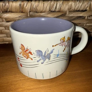Disney Store Fantasia Coffee Cup Mug Angels  Pegasus Dancing Music Notes EUC - Picture 1 of 3