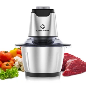 LINKChef Mini Food Processor Onion Vegetable Garlic Chopper Electric 4 b - Picture 1 of 8