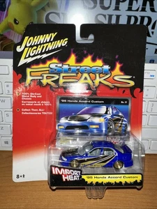 2005 Johnny Lightning Street Freaks BLUE 95 HONDA ACCORD CUSTOM IMPORT HEAT #31 - Picture 1 of 3