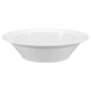 Schüssel mittelgroß rund KPM Berlin Kurland I.Wahl Dekor uni weiß - Bild 1 von 1