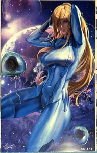 Waifu Chronicles #1 Tonyra Art SAMUS Virgin AP 4/5 Not Totally Rad - Picture 1 of 1