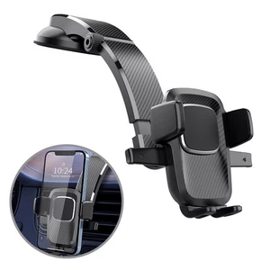 Support de pare-brise pour téléphone portable pince robuste et aspiration fiab - Photo 1 sur 7