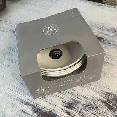 Meritage Bone China Cereal Bowl Set - Image 1 of 4