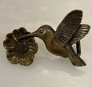 James Avery Messing Gürtelschnalle Kolibri Rentner Damen RAR massiv Messing - Bild 1 von 14