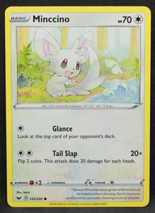 Minccino (145) 145/202 SWSH01: Sword & Shield Base Set Normal Common - NM - Picture 1 of 2