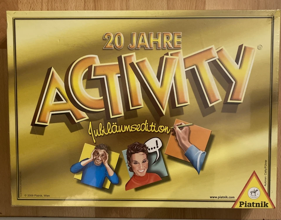 Activity 20 Jahre Jubiläumsedition Komplett !!  Piatnik Brettspiel Spiel Familie - Bild 1 von 4