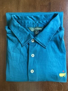 The Masters Collection Augusta Golf Polo Shirt Mens XL Green 100% Pima Cotton - Picture 1 of 18