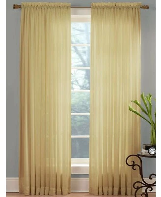 Painel cortina Miller cortinas pura Angelica Volie 59" x 63" - deserto - Imagem 1 de 3