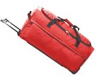 28" Large Rollin Duffle Bag Adjustable Suitcase Sports Luggage RED Trolley NEW