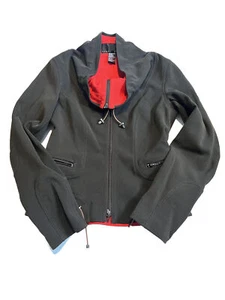 yansi fugel womens jacket Size 4 cowl neck Full Zipper - Picture 1 of 9