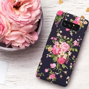 Galaxy Note 8 Case, Girl Floral 3D Flower Patterned Slim Fit Back Case F Samsung - Picture 1 of 14