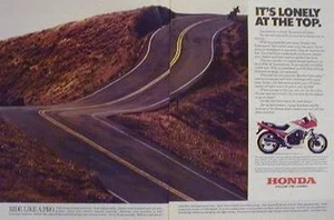 HONDA 500 INTERCEPTOR Original 2 Page Motorcycle Ad 1985 - Picture 1 of 1