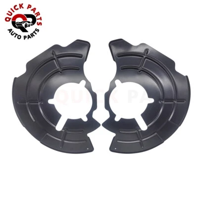 2PCS Front LH & RH Brake Dust Shield For 2005-2010 Jeep Grand Cherokee Commander Foto 1 de 4