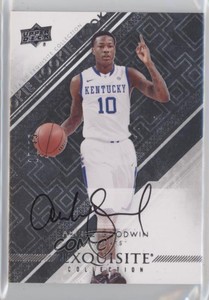 2013-14 Exquisite Collection Variations /75 Archie Goodwin #R13 Rookie Auto RC