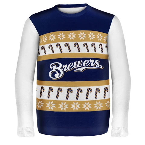 Milwaukee Brewers MLB Ugly Sweater Wordmark Cover