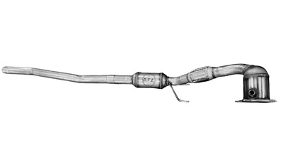 Converter & Pipe for 2009 - 2015 Audi TT QUATTRO S  8J0-254-502-EX - Image 1 of 4