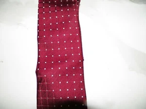 VTG KENNETH COLE BURGUNDY SILK TIE NWT 2 3/4" WIDE - Bild 1 von 5
