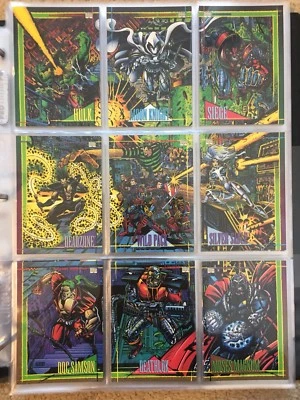 1993 Marvel Universe Series 4 Trading Cards COMPLETE BASE SET, #1-180 - SkyBox - Image 1 of 4