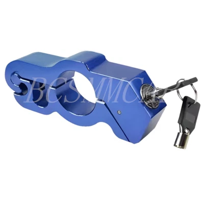 Motorcycle Lock Handlebar Brake Handle Solid Lock Imitating Steal Lock Pull Rod - Image 1 of 4