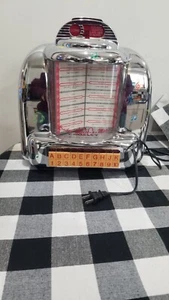 Crosley CR9 Limited Edition Radio Jukebox Style Retro Chrome Finish - Picture 1 of 9