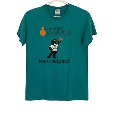 Mercer University College For Kids Math Wizards Gildan Blue Womens T Shirt Sz S