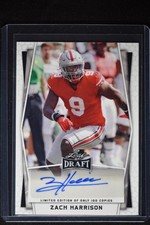 2022 Leaf Draft Football Base Auto #BA-ZH1 Zach Harrison