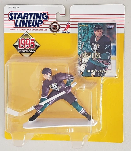 STARTING LINEUP HOCKEY 1995 EDITION BOB CORKUM MIGHTY DUCKS OF ANAHEIM Cover