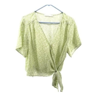 ПЫШНЫЕ женские XXL зеленый цветочный надежном SS Топ богемное крестьянин Bloomcore цыганский повседневный - Изображение 1 из 4