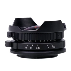 Fisheye 8mm f/3.8 180° Wide Angle Lens for Panasonic Olympus Micro m4/3 mount - Picture 1 of 7