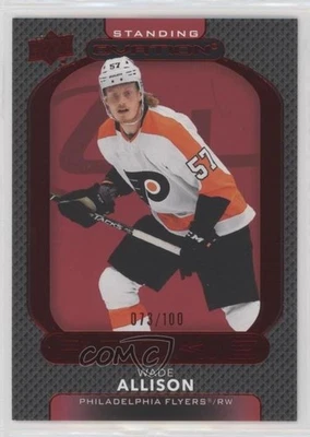 2021-22 Upper Deck Ovation Rookies Red Standing /100 Wade Allison #103 Rookie RC - Image 1 of 2