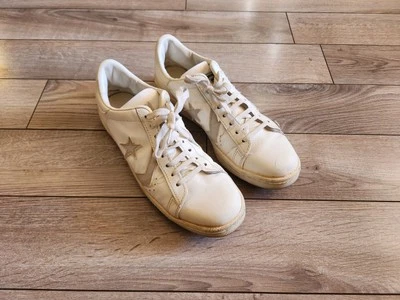 True Vintage Converse Men's Pro Ox Size 9 Leather Dr. J Shoes 1983 1984 80's USA - Image 1 of 4