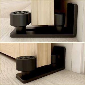 Juego de guía de piso para puertas correderas de granero ajustables lisas y estables silenciosas - Imagen 1 de 6