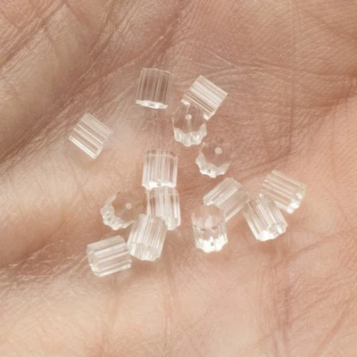 Paquete de 500 tapones de plástico para pendientes, elegante diseño acanalado para exhibición de pendientes Foto 1 de 4