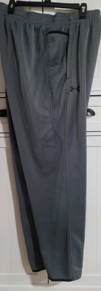 Mens Under Armour ColdGear Fleece-lined Pants XXL 2xl Gray 1357121