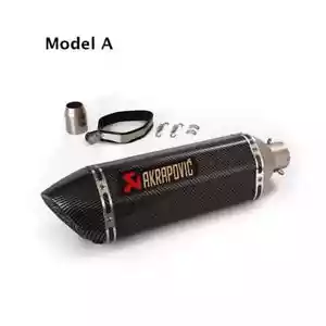 Silenciador multideportivo 360m Akrapovic ajuste universal silenciador escape moto PI - Imagen 1 de 3