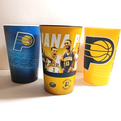 Indiana Pacers Arena Stadium Drinking Cups 2011 Lot Of 3 - Image 1 of 4