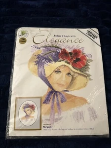 John Clayton Elegance Megan Elegant Lady Counted Cross Stitch Kit New - Picture 1 of 4