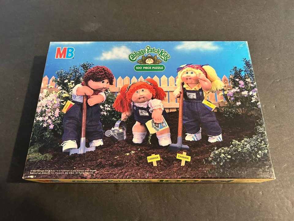The Cabbage Patch Kids Puzzle - 100Pc - Milton Bradley - 1984 - 16"x11" NEW - Image 1 of 1