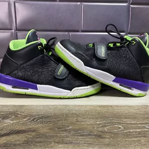 Nike Air Jordan Flight Club 90”s Purple Lime Green Black Größe 5,5Y Damen 7 - Bild 1 von 9