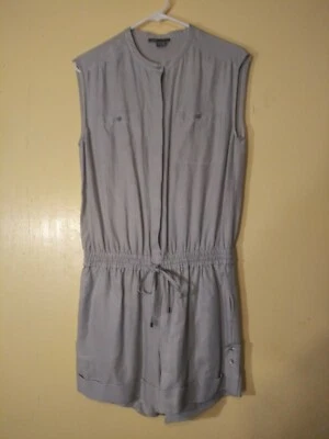 VINCE GRIS SHORTS MAMELUCO ABOTONADO MUJER TALLA 8 Foto 1 de 4