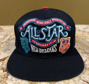Rare Adidas NBA All Star New Orleans  Black Snapback Hat Feb 14 -16 2014 - Picture 1 of 11