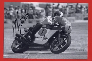 PHOTO cm 13x19 signed Giacomo Agostini MV AGUSTA 500 LAVERTON AUSTRALIAN TT 1976 - Imagen 1 de 2