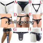 Assist Leather Harness Thong Thong-style Male Chastity Belt Sexy Underwear