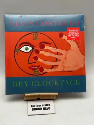 Elvis Costello Hey Clockface 2XLP Brand New/Sealed Vinyl Red Transparent 2020 Foto 1 de 4