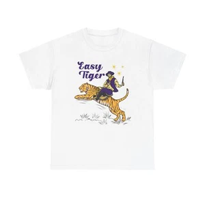 LSU Easy Tiger T-shirt I LSU Tiger Tee I Geaux Tigers I LSU Football Shirt - Picture 1 of 67