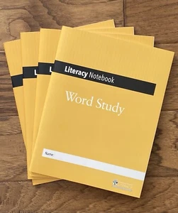 Lot 4 Brand New Fountas and Pinnell Word Study Literacy Notebooks Writing, Gold - Picture 1 of 24